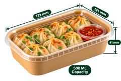 Rectangular Paper Container - Kraft