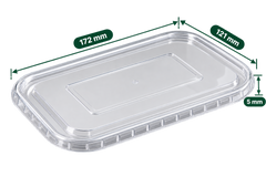 Rectangular PP Lid