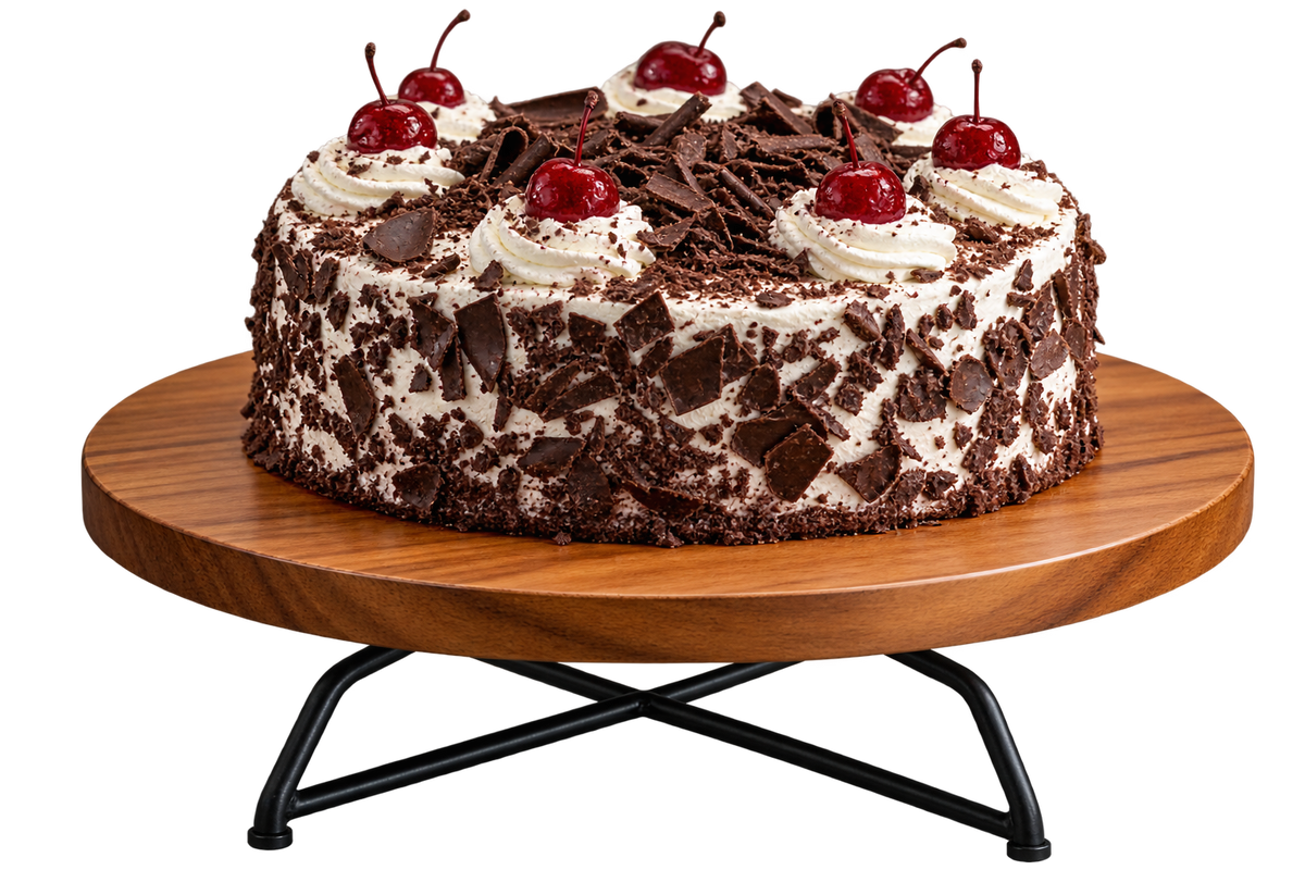 AnnServe Cake Stand 1 Stand serving presentation with cake; cake and decorations not included