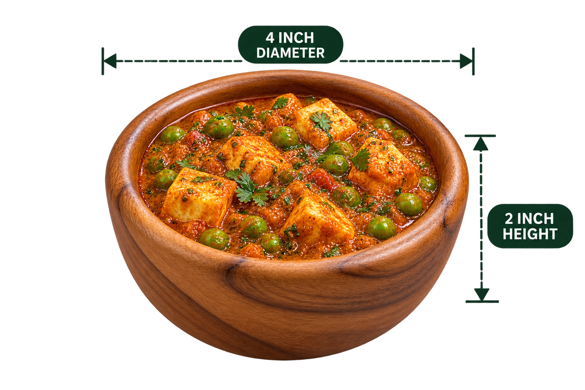 AnnServe Matka Bowl Set 4, 6 & 8 inch set 4-inch bowl serving presentation; food not included; one complete three-bowl set