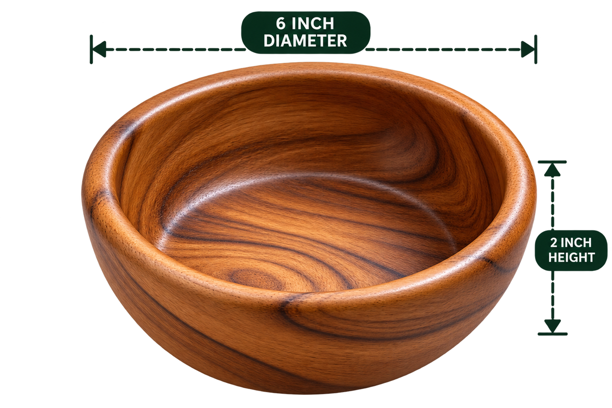 AnnServe Matka Bowl Set 4, 6 & 8 inch set 6-inch bowl empty view; one complete three-bowl set