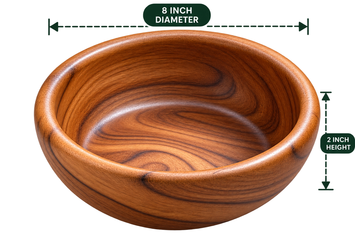 AnnServe Matka Bowl Set 4, 6 & 8 inch set 8-inch bowl empty view; one complete three-bowl set