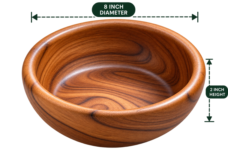AnnServe Matka Bowl Set 4, 6 & 8 inch set 8-inch bowl empty view; one complete three-bowl set