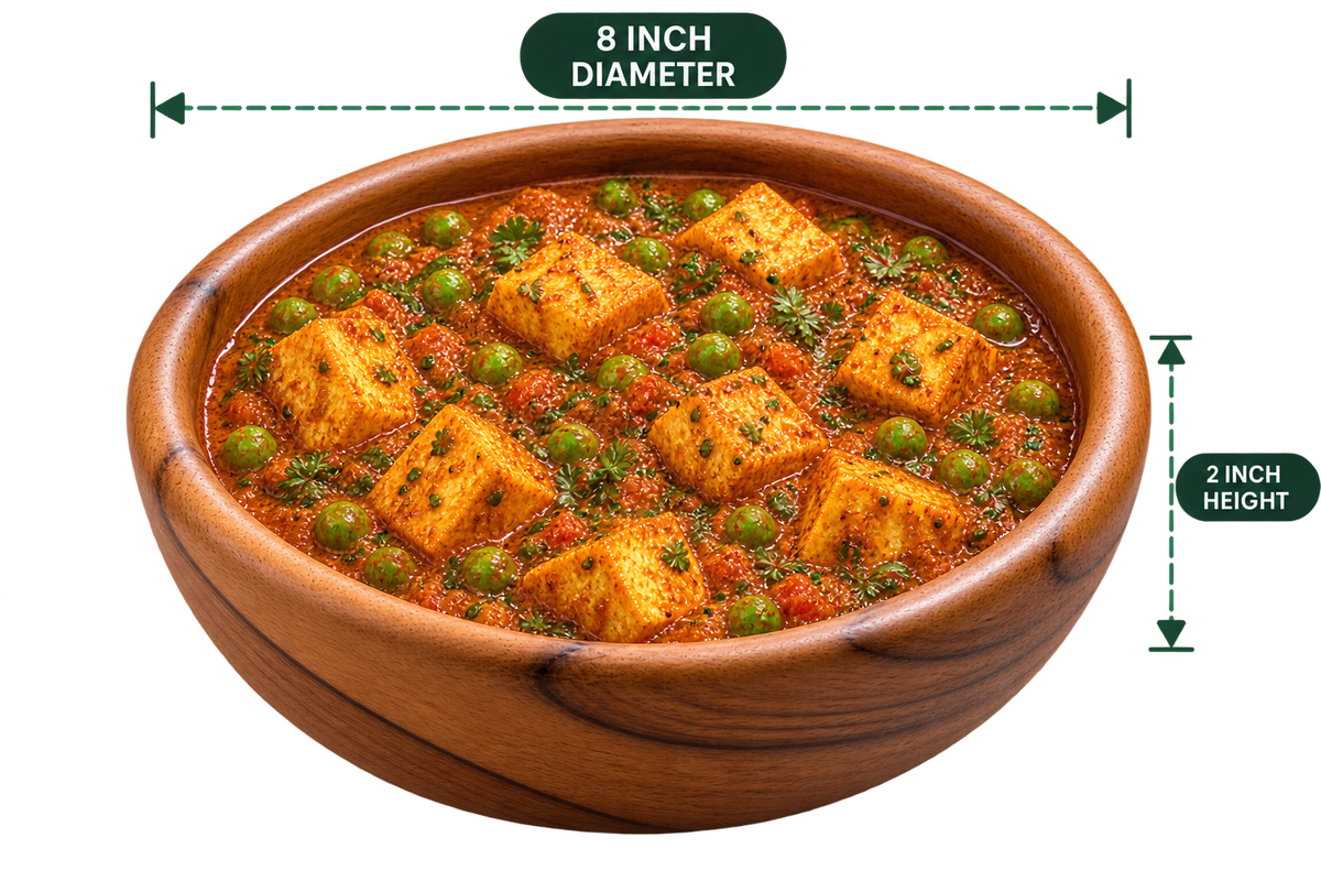 AnnServe Matka Bowl Set 4, 6 & 8 inch set 8-inch bowl serving presentation; food not included; one complete three-bowl set