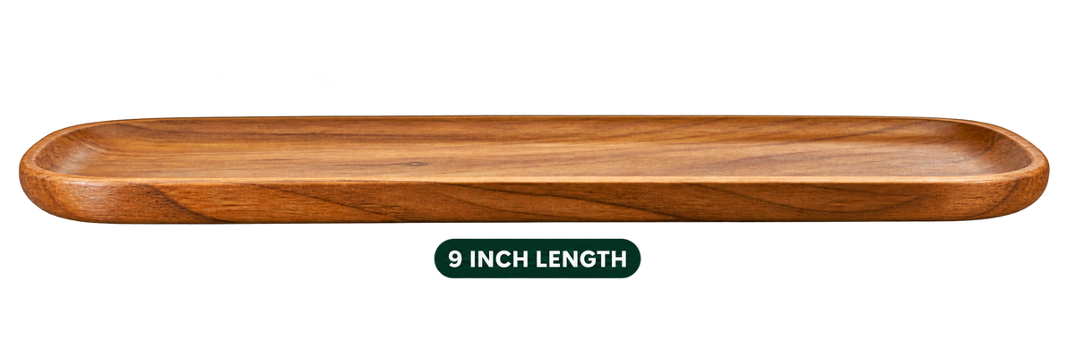 Platter 9 inch length side profile